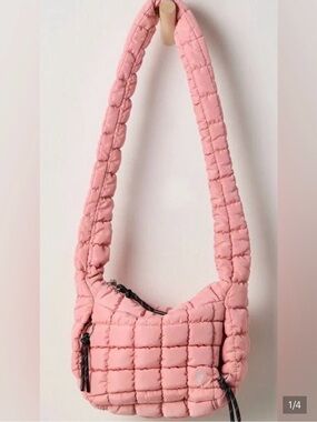 Free People Movement Quilted Baby Carryall Sling Bag in Ballet 🩰 Slipper Pink